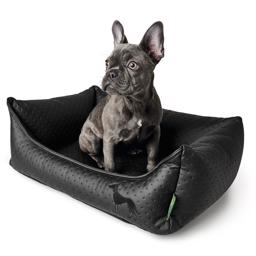 Hunter Luxury Designer hundsäng modell MIRA Black